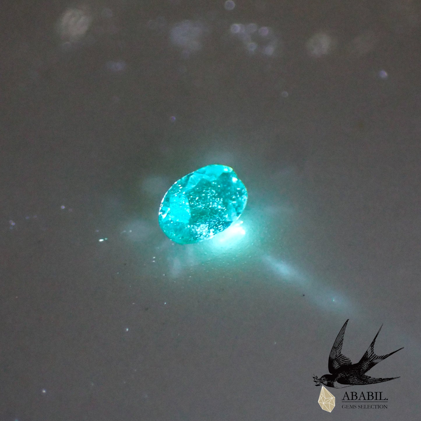 Natural Paraiba tourmaline 0.05ct [Brazil] ★Tiffany blue, fluorescent color★