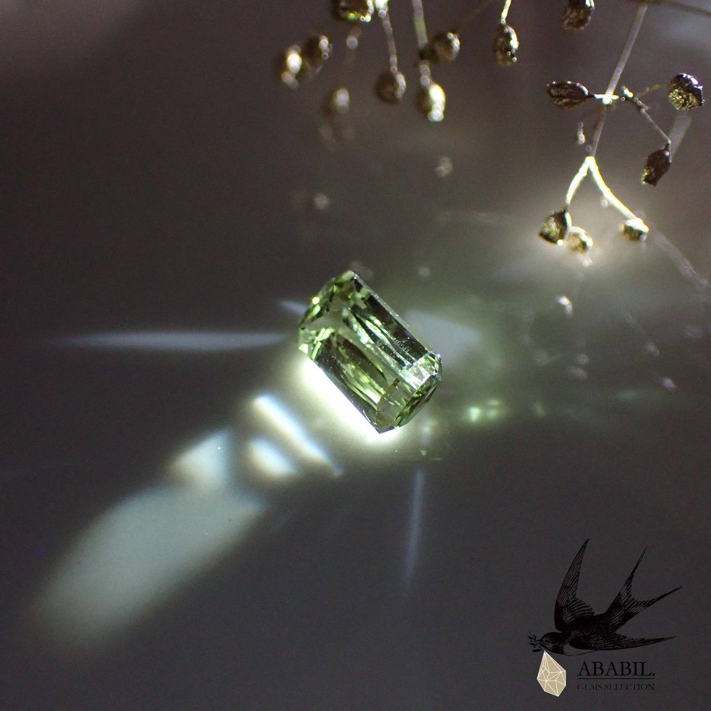 Natural Mint Garnet (Green Grossular Garnet) 2.42ct [Tanzania] ★ Refreshing green ★ Fluorescent ★