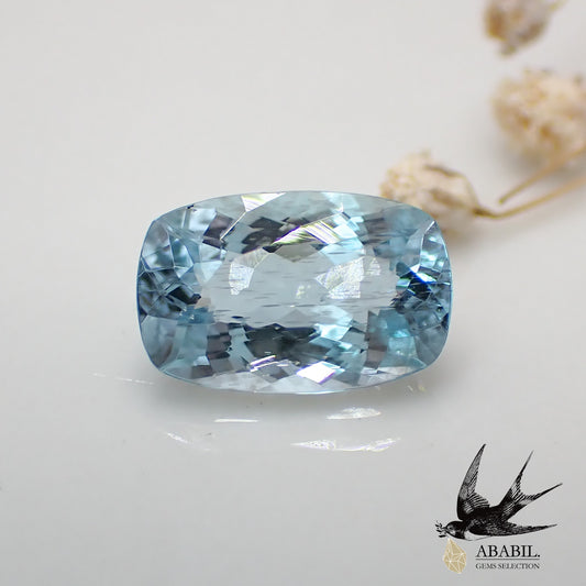 Natural high-quality moss aquamarine 1.81ct [Mozambique] ★ Rare stone ★ Highly transparent ★