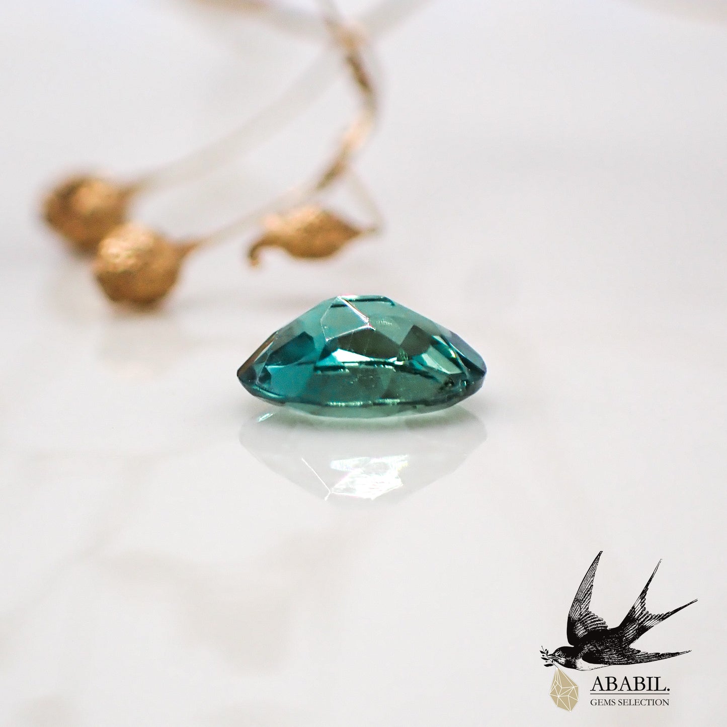 Natural apatite 1.40ct [Brazil] ★Paraiba color ★Neon blue★