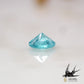 Natural Paraiba tourmaline 0.06ct [Brazil] Neon blue, fluorescent color 