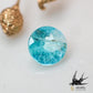 Natural Paraiba tourmaline 0.08ct [Brazil] Neon blue, fluorescent color