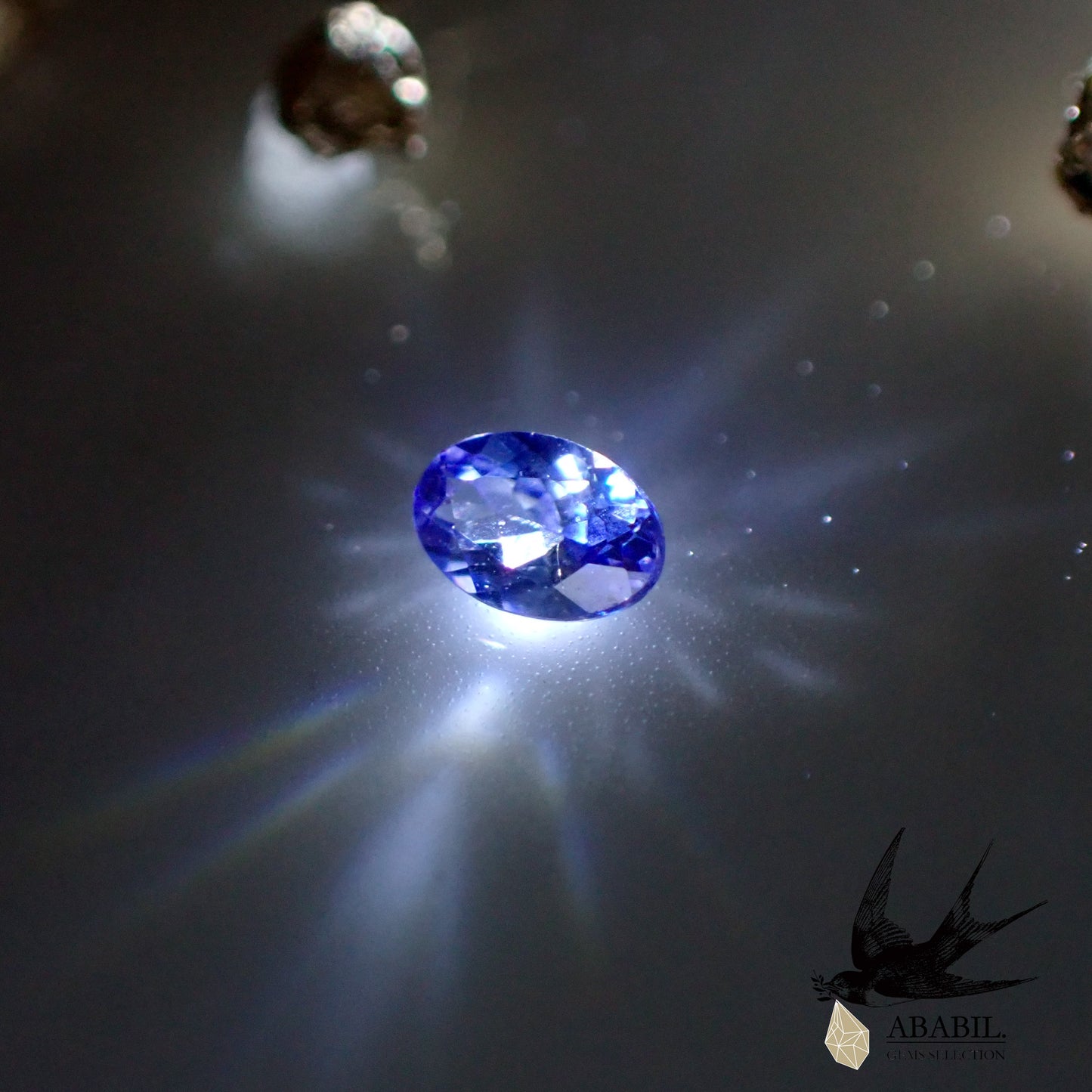 天然優質藍錐礦 0.05ct [美國] Dark rare stone ★Multicolor gemstone