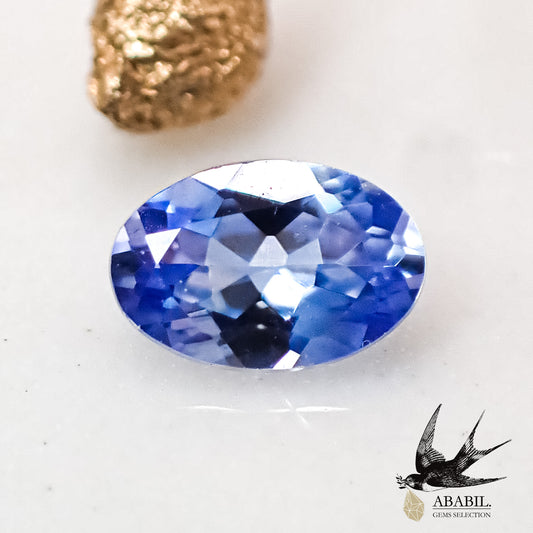 Natural high quality benitoite 0.05ct [USA] Dark rare stone ★Multicolor gemstone