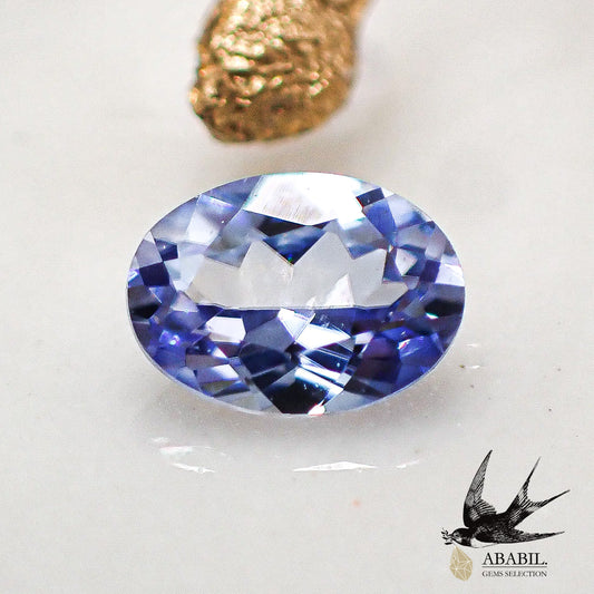Natural high quality benitoite 0.05ct [USA] Dark rare stone ★Multicolor gemstone
