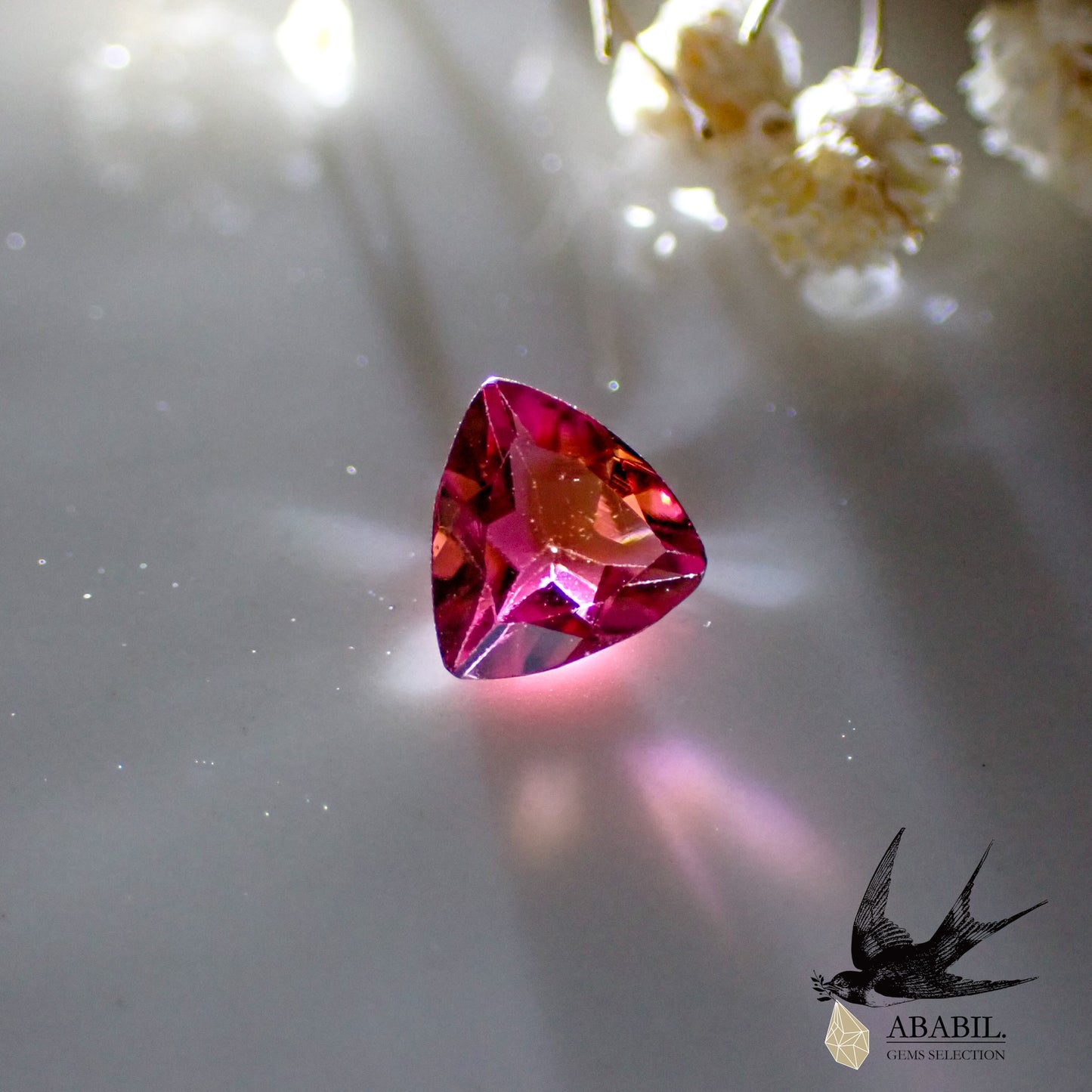 Natural bicolor tourmaline 0.39ct [Congo] ★bicolor★