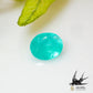 Natural Paraiba tourmaline 0.06ct [Brazil] ★Tiffany blue, fluorescent color★