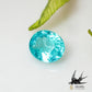 Natural Paraiba tourmaline 0.08ct [Brazil] Neon blue, fluorescent color