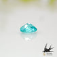 Natural Paraiba tourmaline 0.08ct [Brazil] Neon blue, fluorescent color