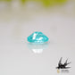 Natural Paraiba tourmaline 0.08ct [Brazil] Neon blue, fluorescent color