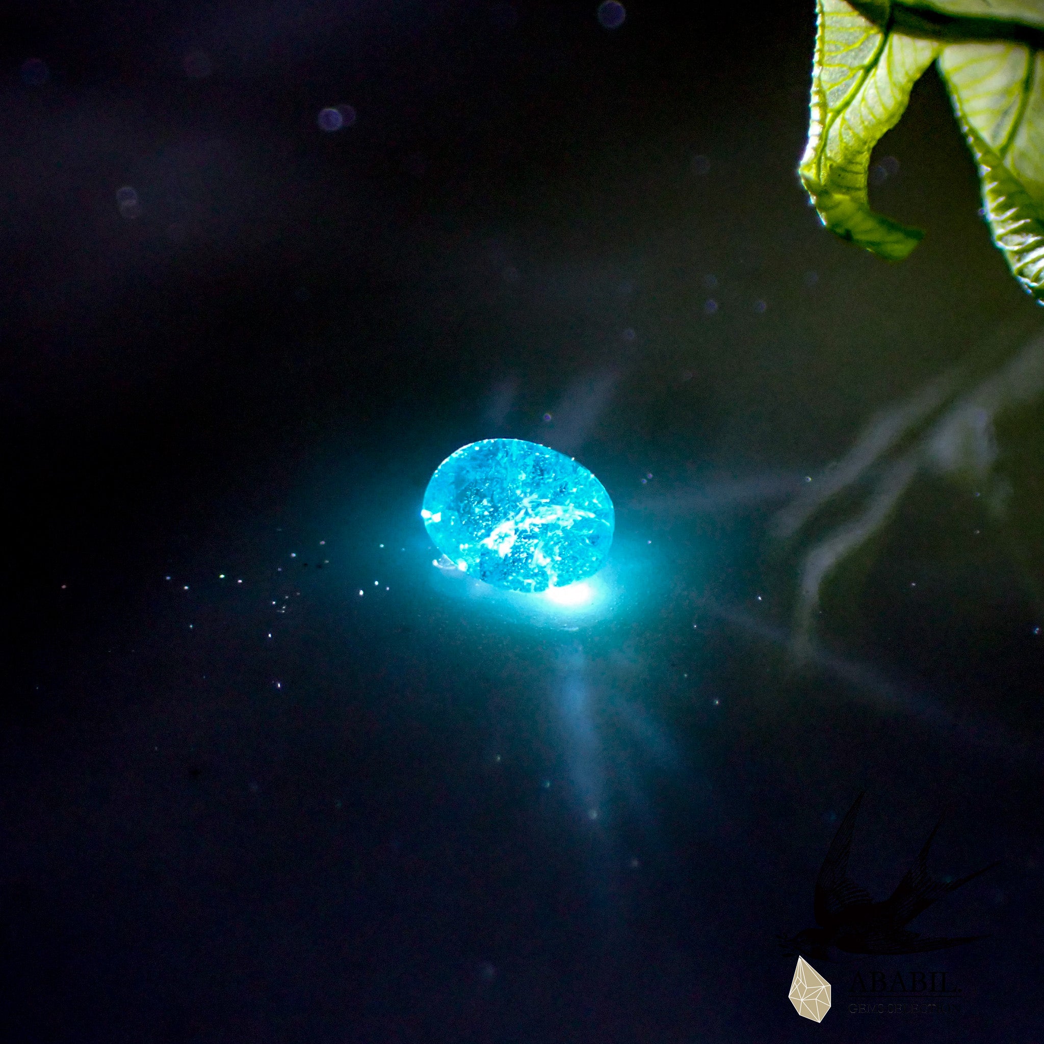 パライバトルマリン ルース 0.08ct ブラジル レアストーン ネオン