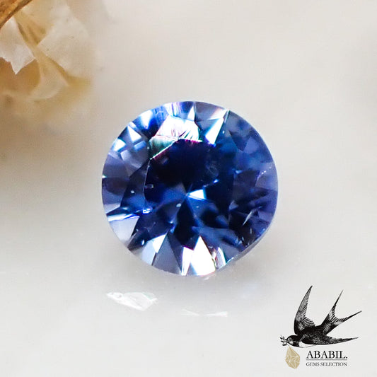Natural benitoite 0.056ct [USA] Dark rare stone ★Multicolor gemstone 