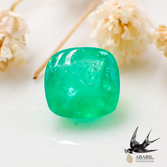 High quality trapiche emerald 0.59ct [Colombia] ★ Rare high saturation and symmetry ★