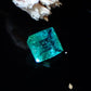 Natural Paraiba tourmaline 0.08ct [Brazil] Neon blue, fluorescent color