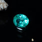 Natural Paraiba tourmaline 0.08ct [Brazil] Neon blue, fluorescent color