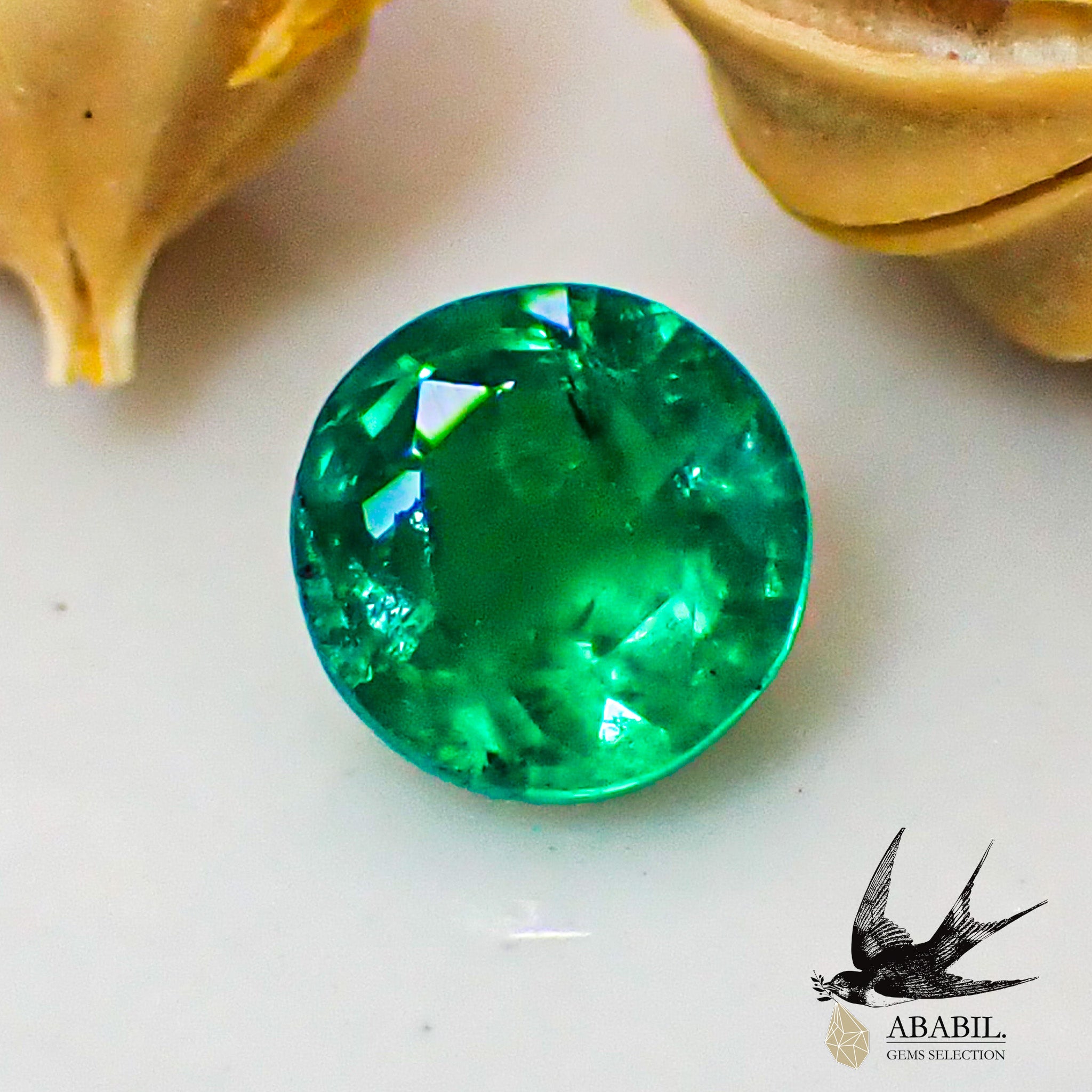 天然エメラルド0.16ct【アフガニスタン】☆希少☆鮮やか☆透明感あり 
