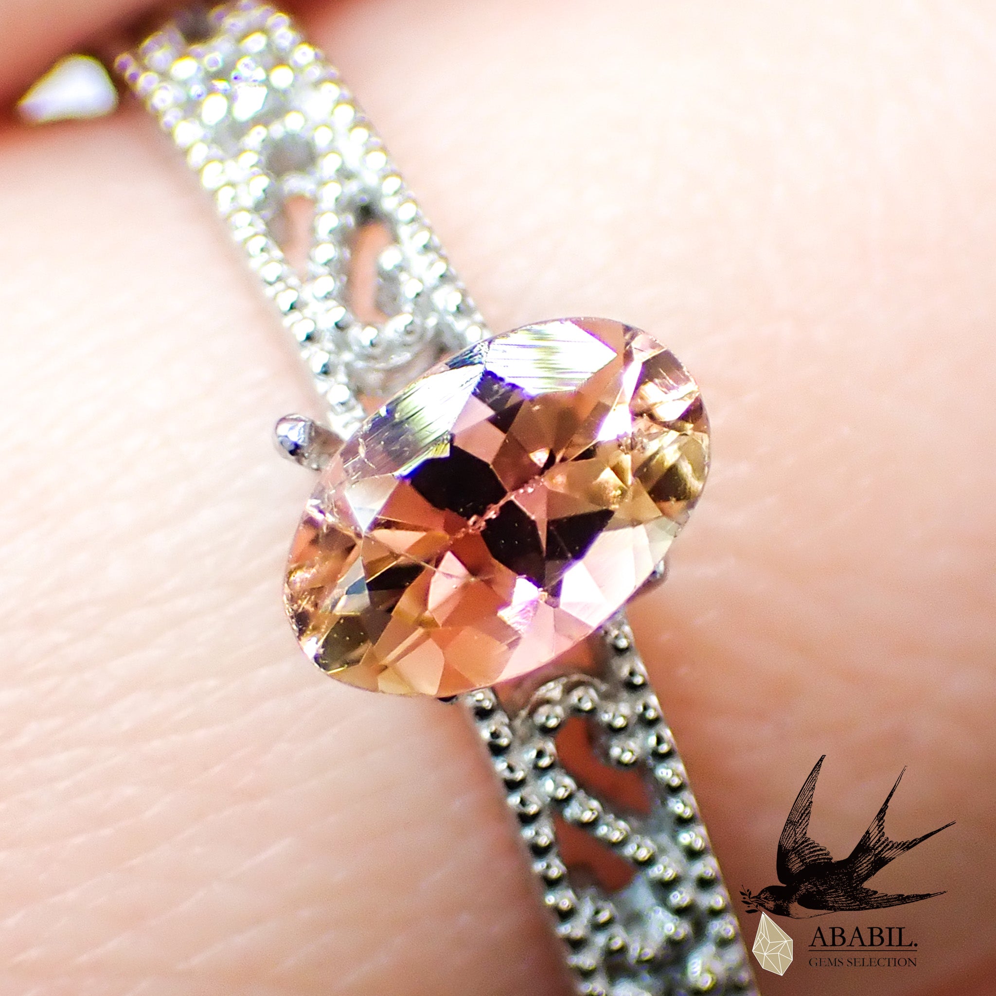 天然バイカラートルマリン0.45ct【コンゴ】☆バイカラー