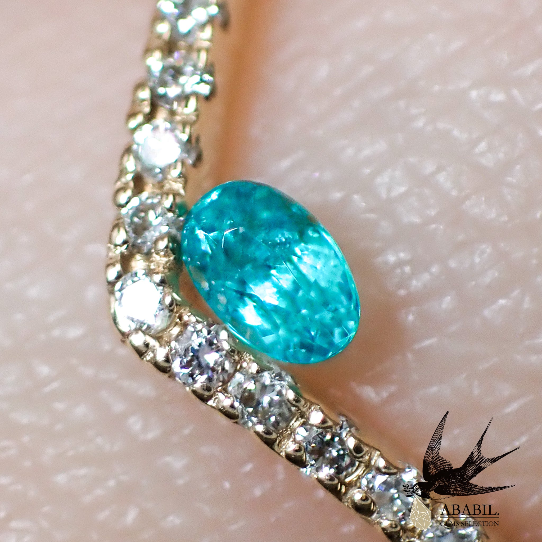 天然パライバトルマリン0.05ct【ブラジル】☆透明感☆ネオン感 天然パライバトルマリン0.05ct【ブラジル】☆透明感☆ネオン感