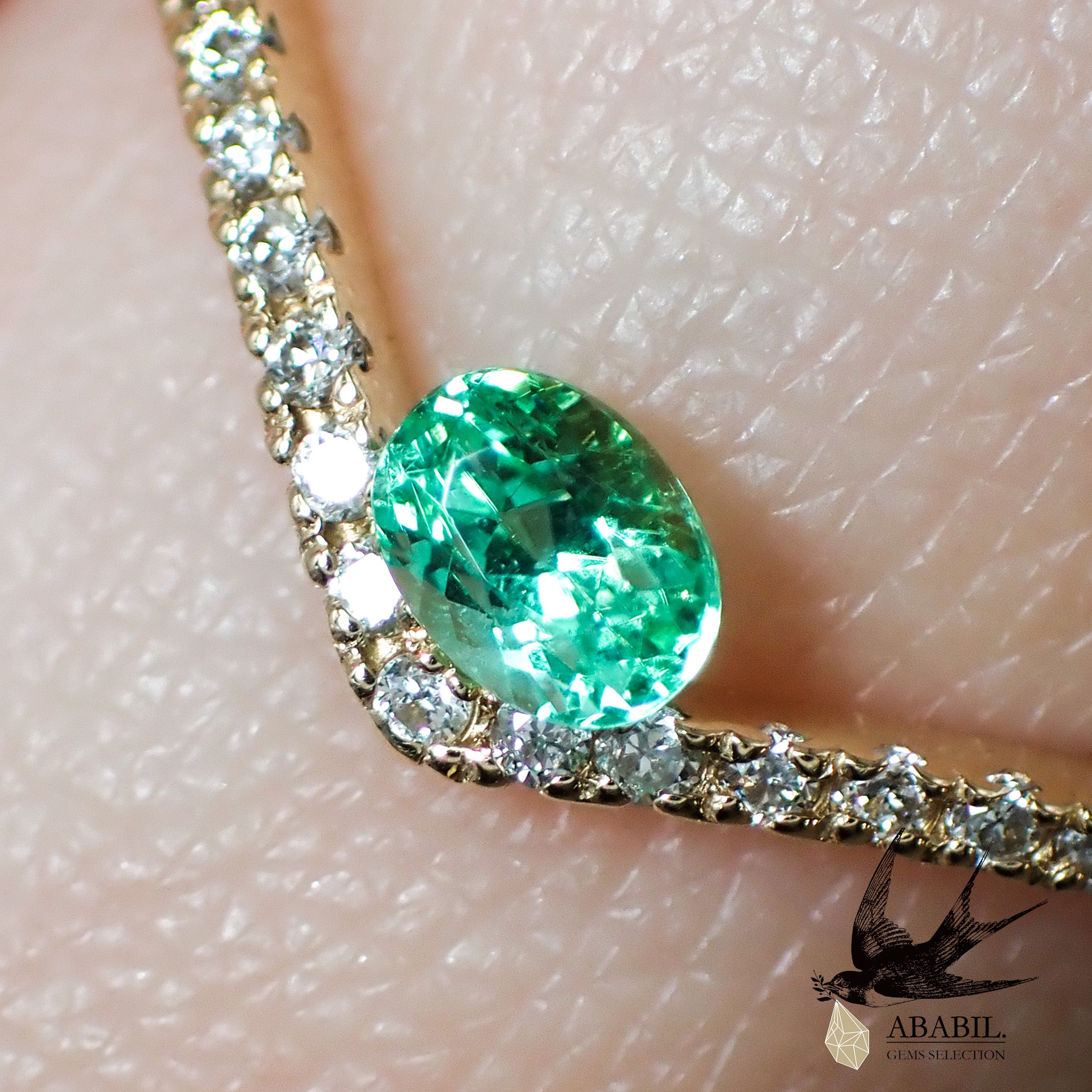 天然パライバトルマリン0.13ct【ブラジル】☆透明感☆ネオン感 天然パライバトルマリン0.13ct【ブラジル】☆透明感☆ネオン感