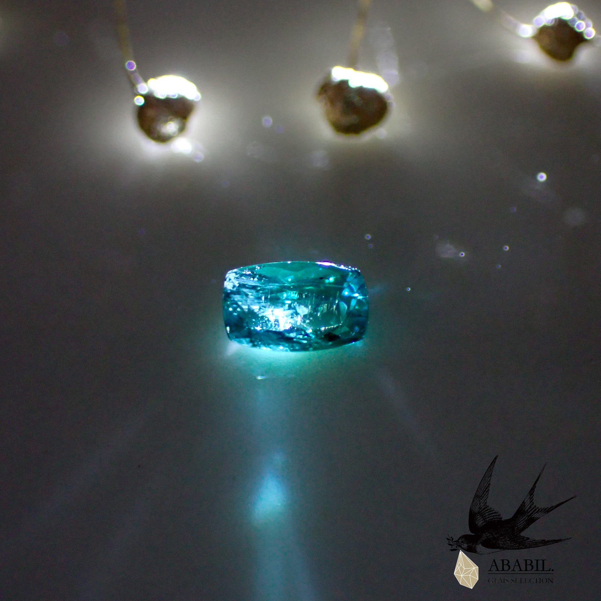 パライバトルマリン 天然パライバトルマリン0.23ct【ブラジル】☆透明感☆ネオン感☆蛍光色