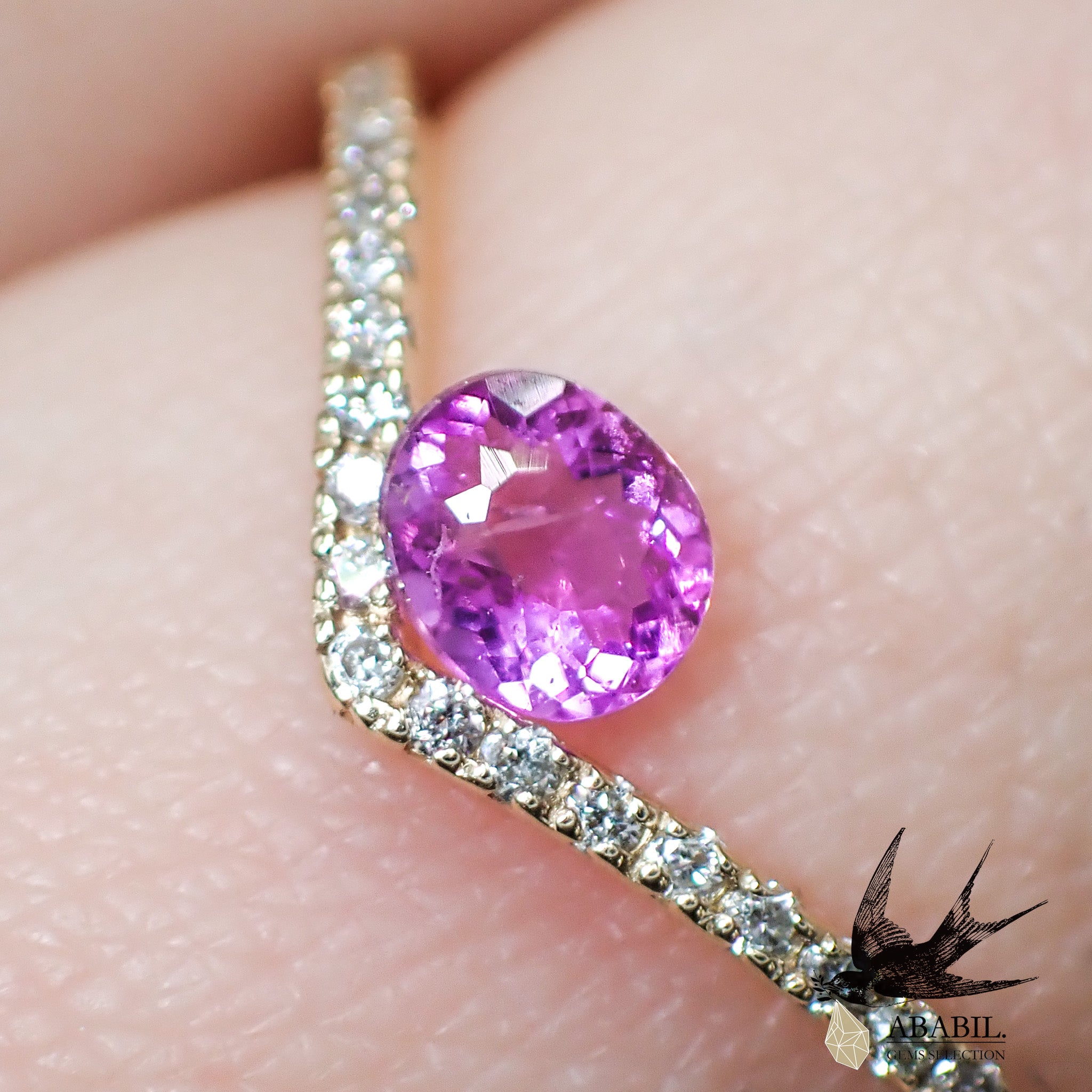 天然ハックマナイト0.16ct【ミャンマー】☆希少石☆蛍光☆変色☆