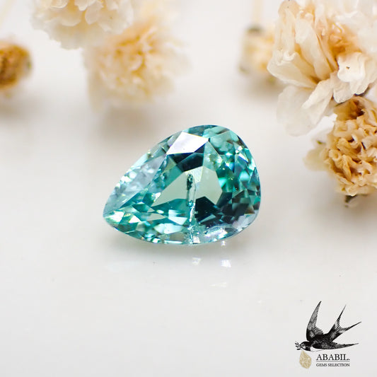 Natural blue Kornerupine 0.365ct [Tanzania] Rare stone Polychromatic gemstone 