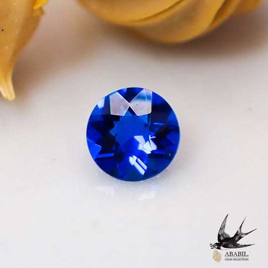 Natural Hauynite 0.053ct [Germany] ★ Vivid blue ★ Neon, fluorescence 