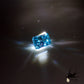 Natural blue zircon 0.848 [Cambodia] Sparkling sky blue 