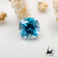 Natural blue zircon 0.804 [Cambodia] Sparkling sky blue 