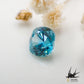 Natural blue zircon 0.804 [Cambodia] Sparkling sky blue 