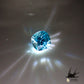 Natural blue zircon 0.804 [Cambodia] Sparkling sky blue 