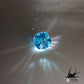 Natural blue zircon 1.001 [Cambodia] Dark vivid blue 