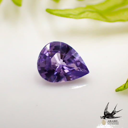 天然紫色藍寶石 0.487ct [斯里蘭卡] 美麗的紫色（非加熱可能性高） 