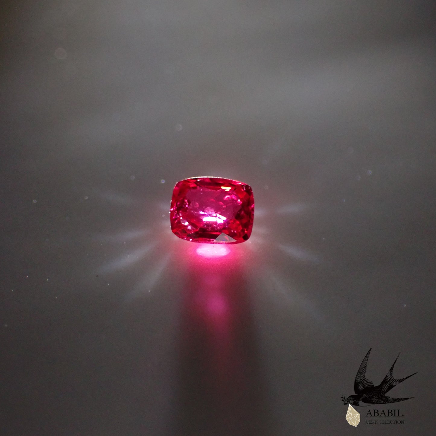 天然紅色尖晶石0.168ct【緬甸】專產華麗、熒光