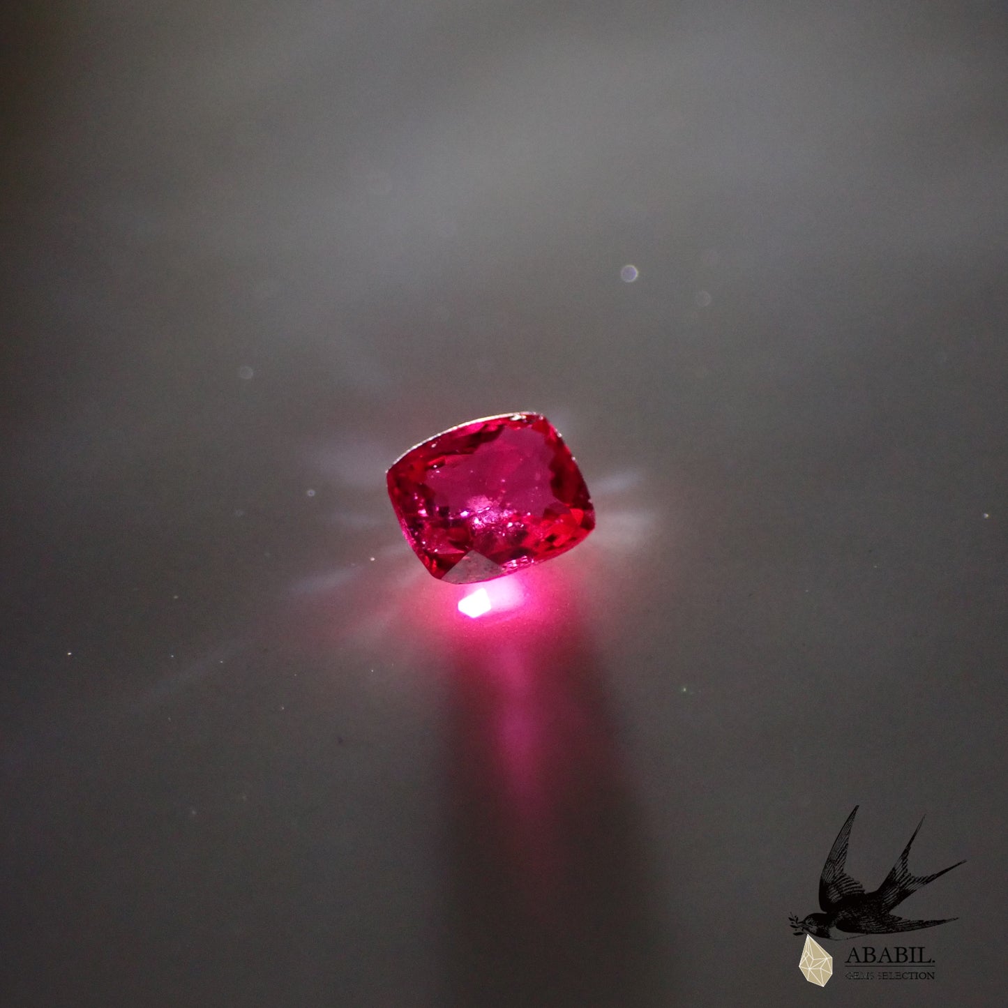 天然紅色尖晶石0.168ct【緬甸】專產華麗、熒光