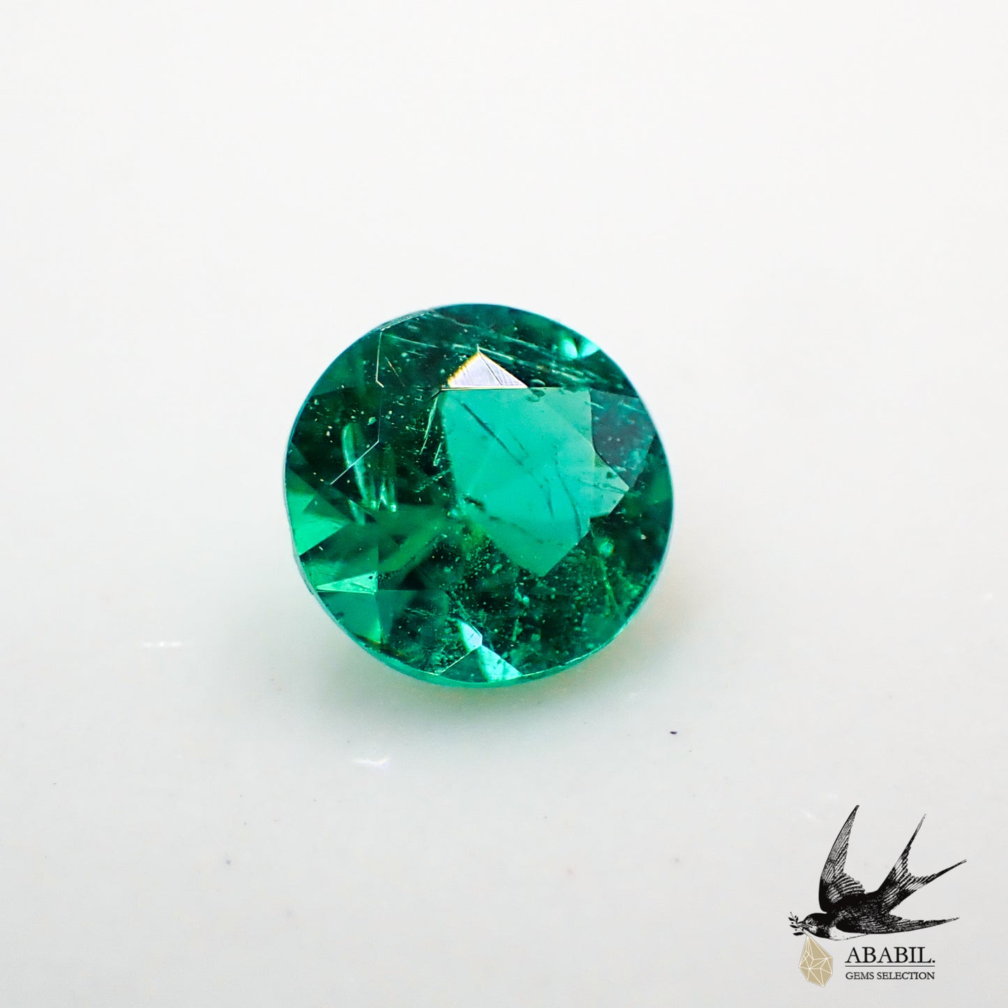 Natural emerald 0.222ct [Brazil] Brilliant green 
