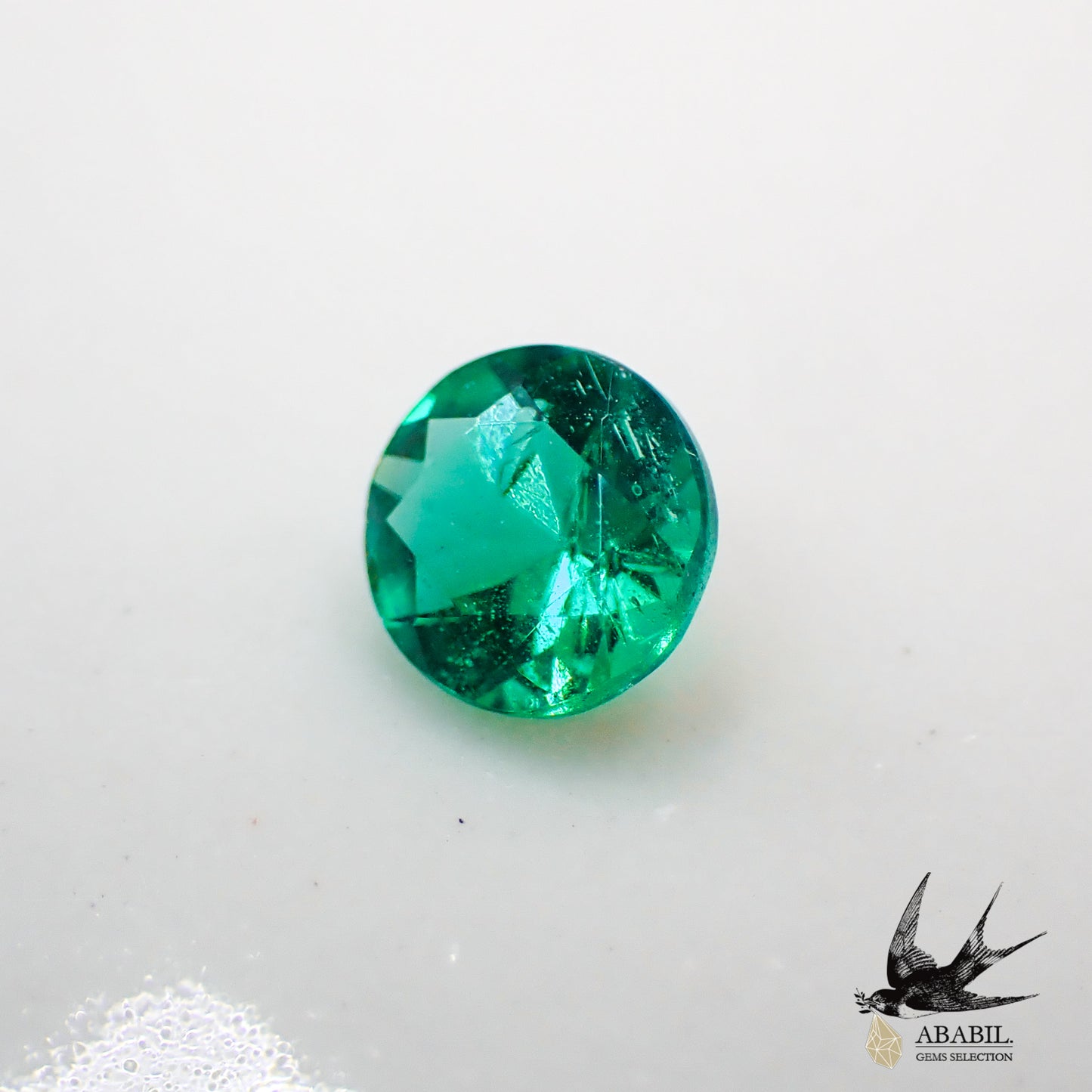 Natural emerald 0.222ct [Brazil] Brilliant green 