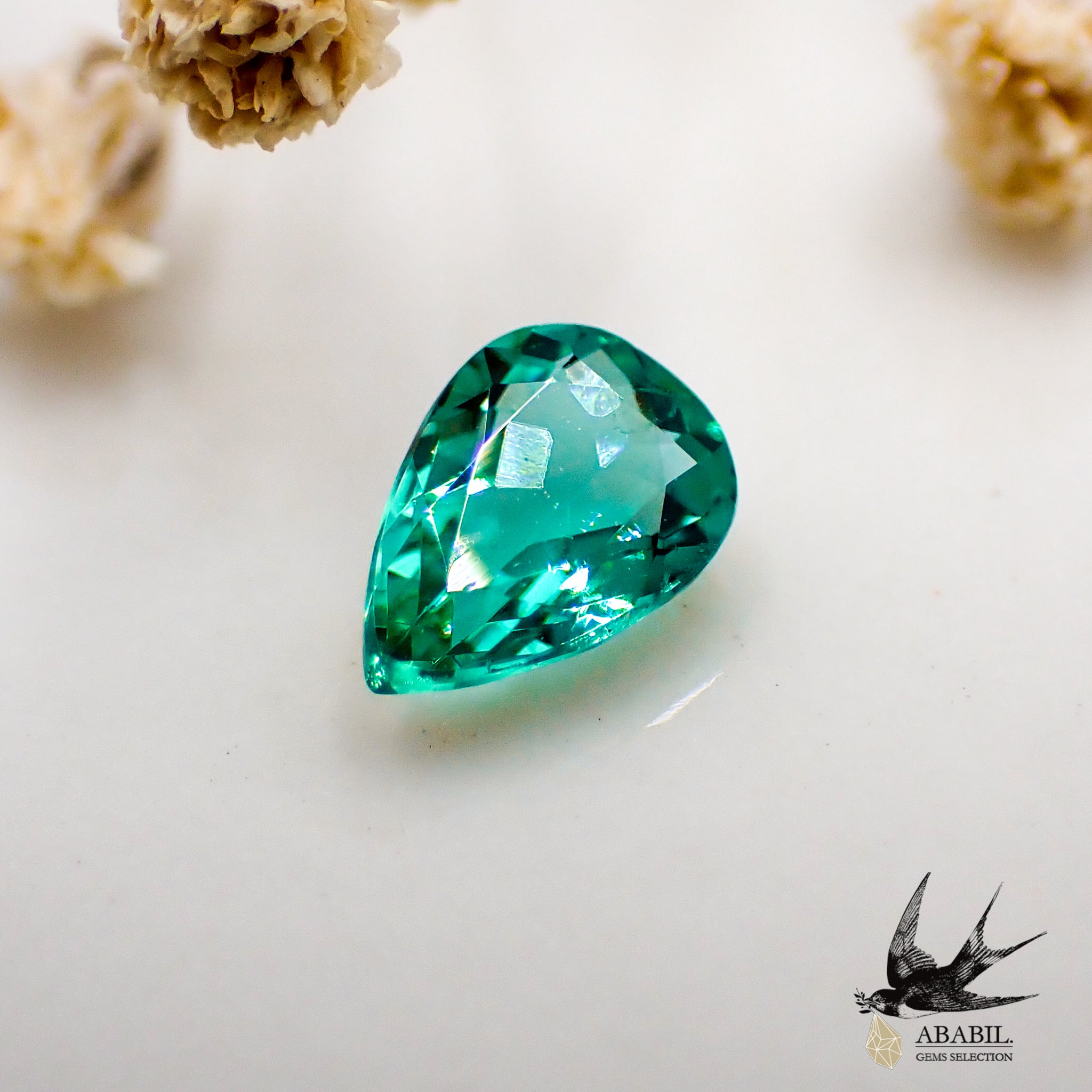 天然エメラルド0.425ct【ブラジル】☆鮮やかなグリーン☆ – ABABIL.gems