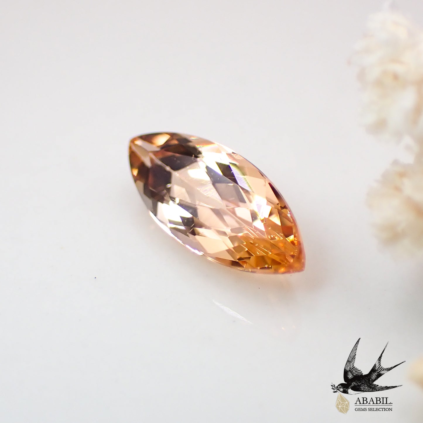 Natural unheated Imperial Topaz 0.786ct [Brazil] OH type sherry 