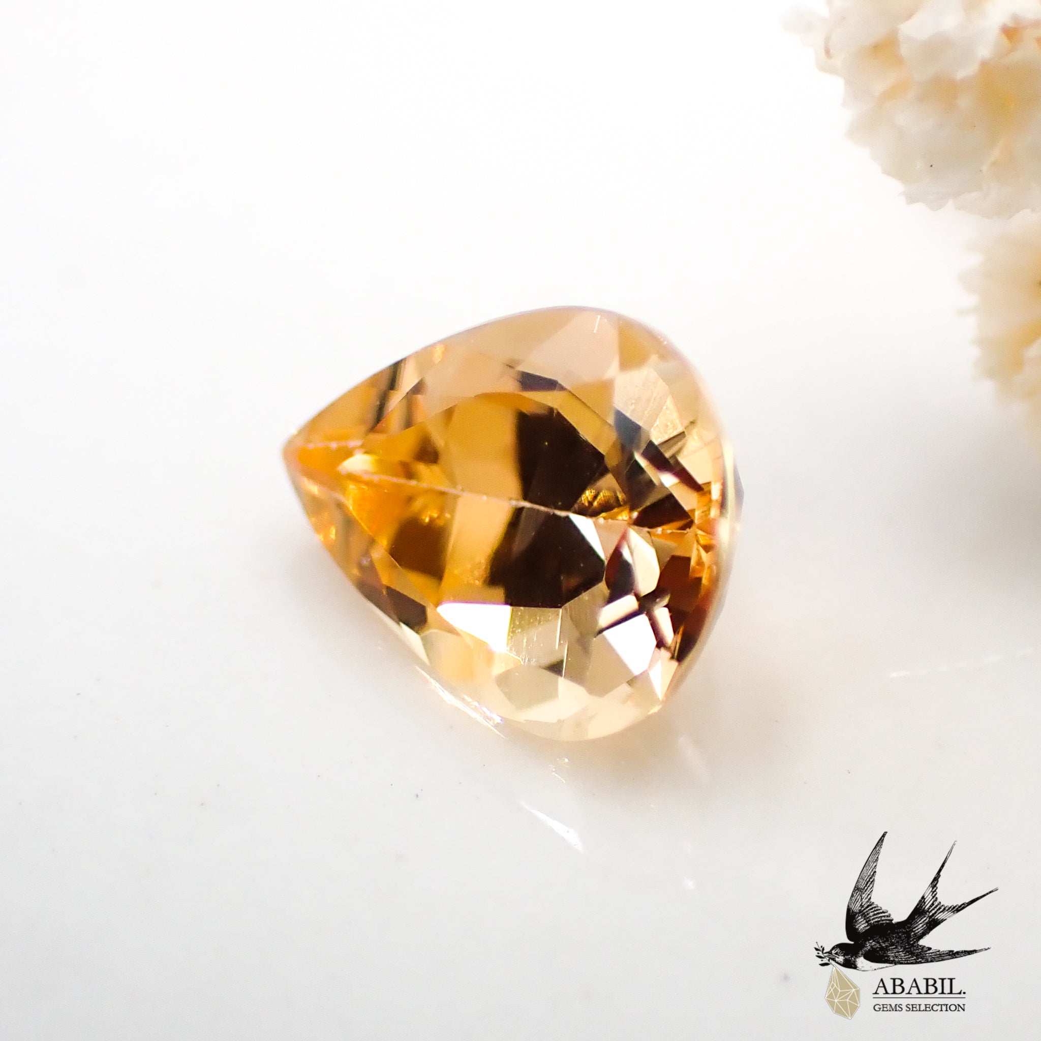 天然非加熱インペリアルトパーズ1.71ct【ブラジル】☆OHタイプ