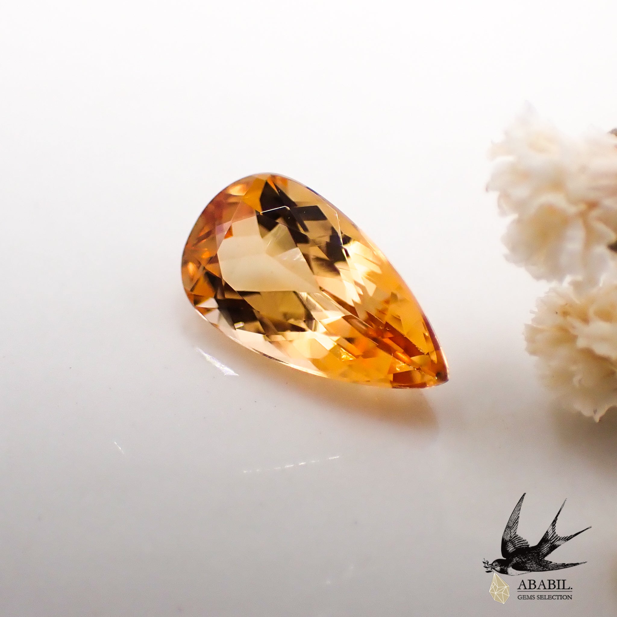 天然非加熱インペリアルトパーズ1.216ct【ブラジル】☆OHタイプシェリー酒☆ – ABABIL.gems