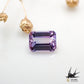 Natural bicolor sapphire 0.314ct [Sri Lanka] ★Pink and purple fluorescence 