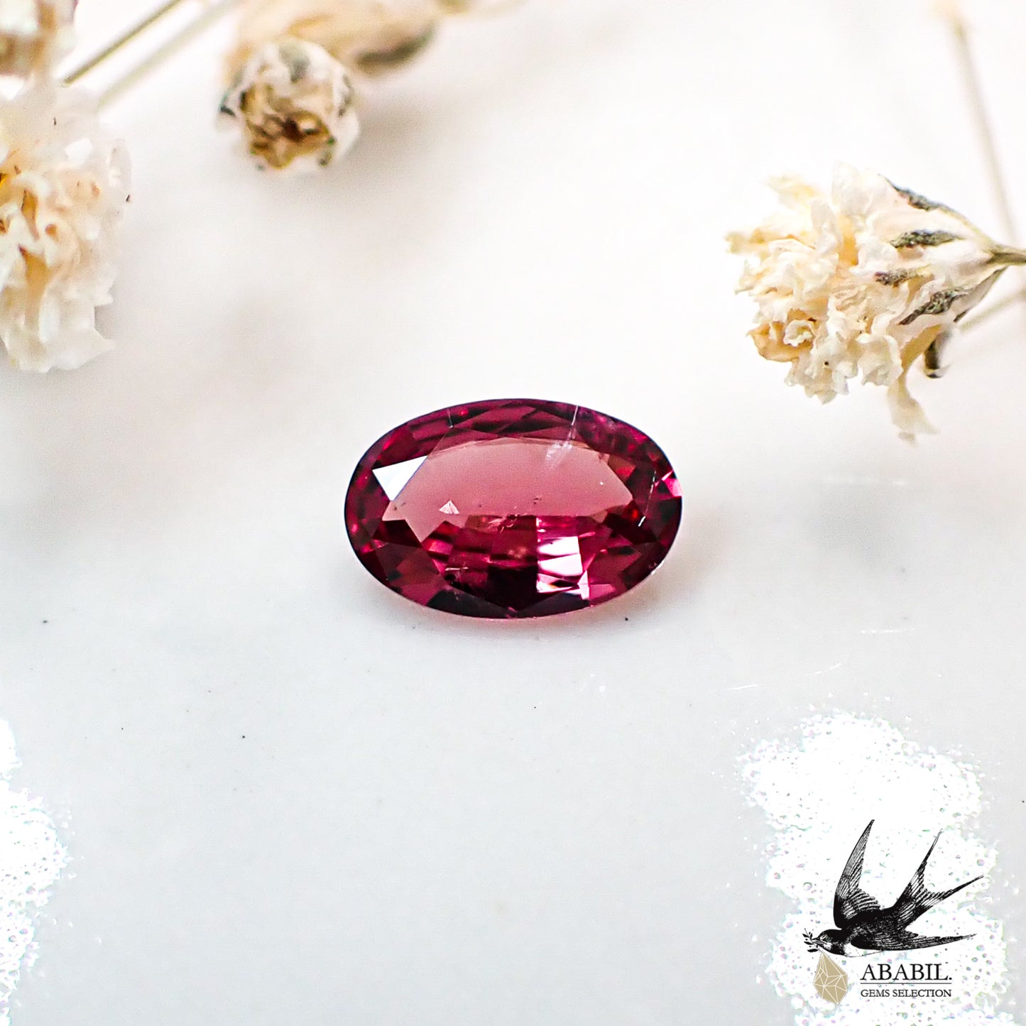 Natural Red Spinel 0.447ct [Sri Lanka] ★Fluorescence★ 