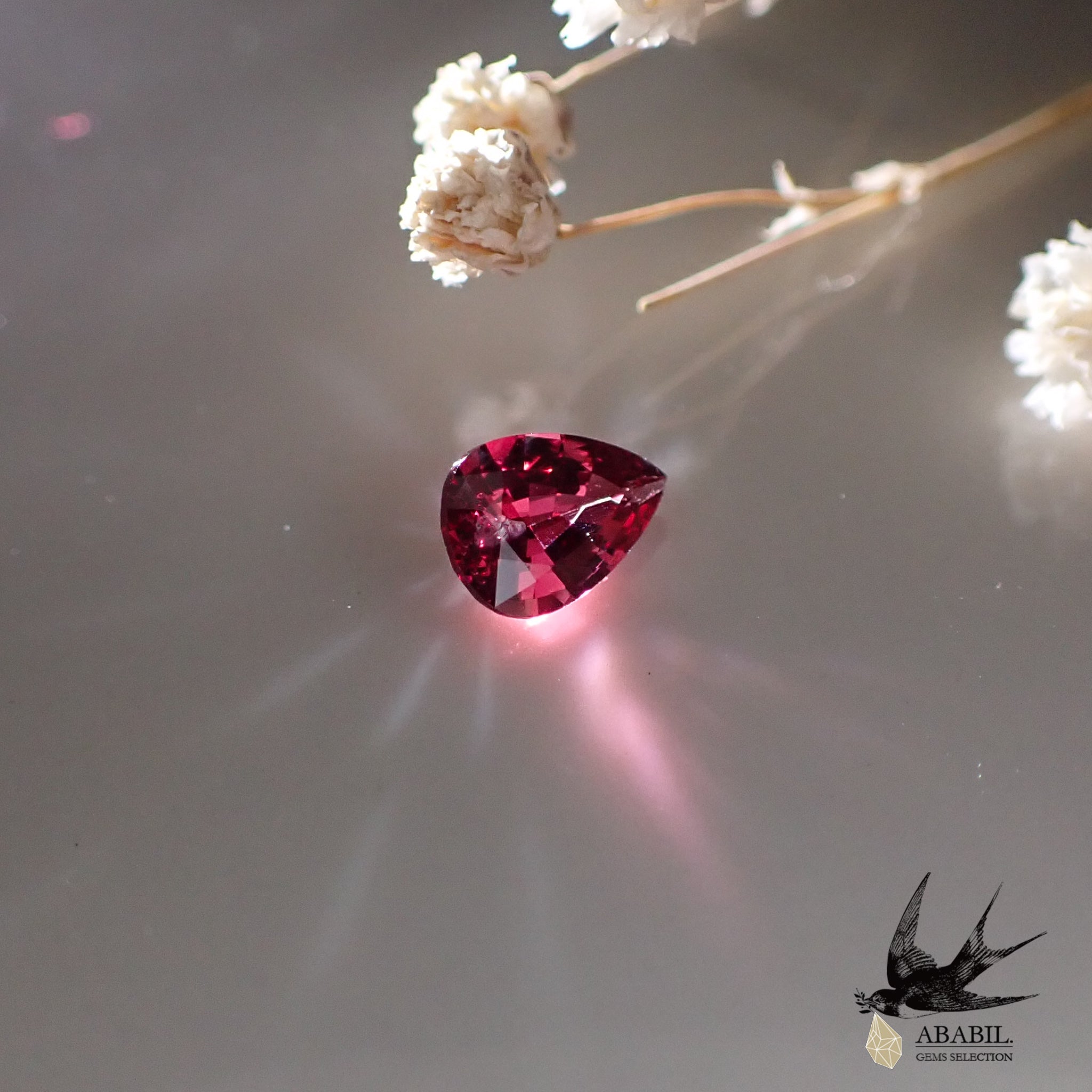 天然レッドスピネル0.52ct【スリランカ】☆蛍光☆ – ABABIL.gems