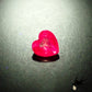 Natural pink sapphire 0.33ct [Sri Lanka] ★Heart-shaped, fluorescent, corundum★ 