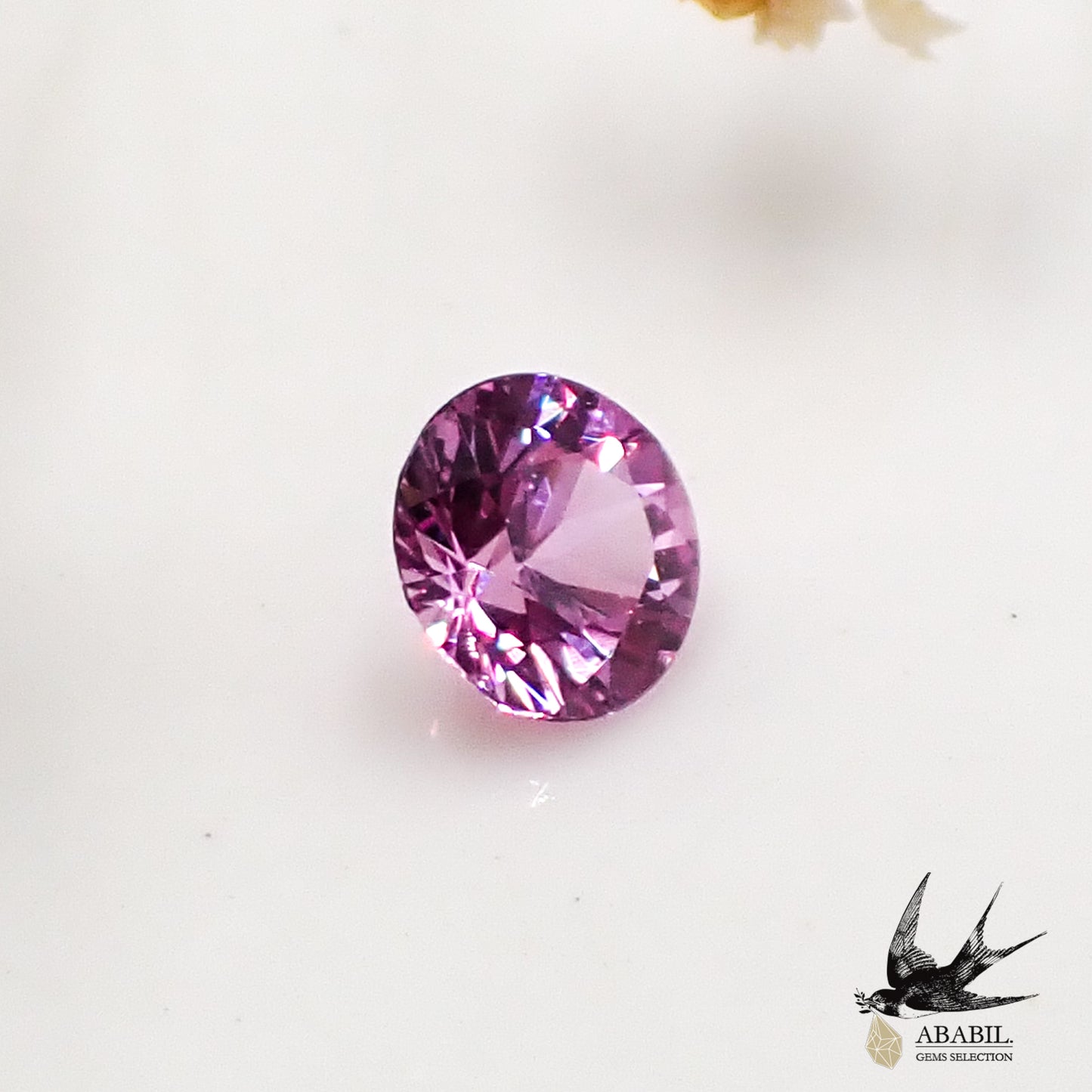 Natural pink sapphire 0.378ct [Sri Lanka] ★fluorescent corundum★ 