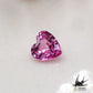 Natural pink sapphire 0.389ct [Sri Lanka] ★Heart-shaped, fluorescent, corundum★ 