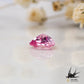 Natural pink sapphire 0.412ct [Sri Lanka] ★Heart-shaped, fluorescent, corundum★ 