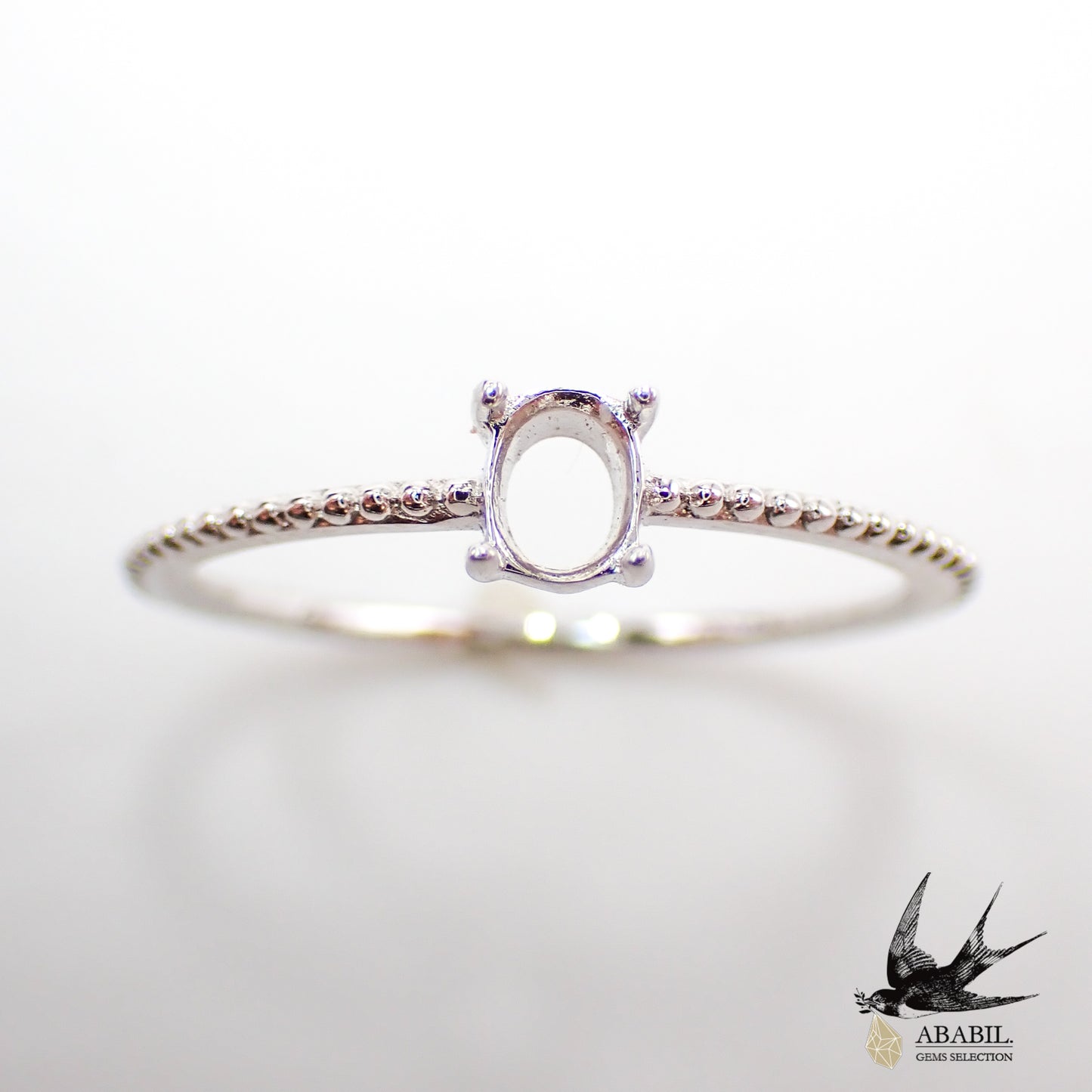 Miru Milgrain [For order jewelry/Empty ring frame] RW06
