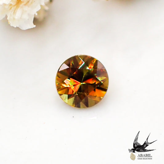 Natural sphene 0.277ct [from Madagascar] ★Small but full of fire★ 